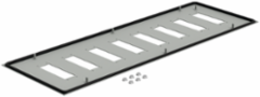 Closure Plate, 23.51 Inch, 14 Gauge Steel, Textured Light-Gray Finish