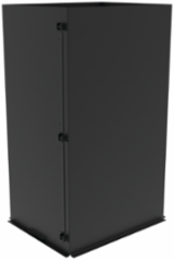 Containment System Chimney, 30.00x21.01x16.69 Inch, Steel, Black