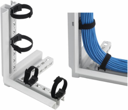Black Plastic Frame Tie-Down Bracket, 55 lb Capacity