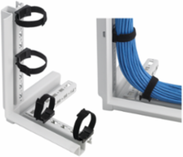 Black Plastic Frame Tie-Down Bracket, 55 lb Capacity