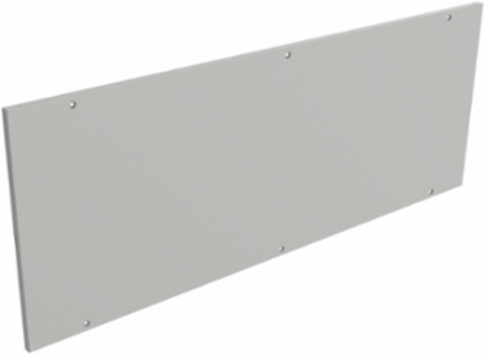 PROLINE Gold Series Solid Cover Rear, fits 1400x1200, Lt Gray, Steel