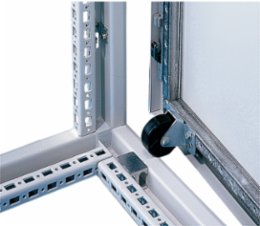 Door Support Roller Kit, Steel, Includes Mounting Hardware, 0.26 lb