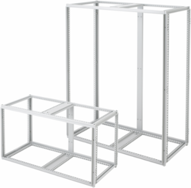 Double-Bay Frame 2000 x 1800 x 500 Mild Steel, Powder Coated, IP55