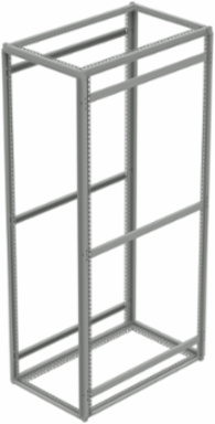 ProLine V/D Server Cabinet Frame, 2000x600x1000mm, Gray, Steel