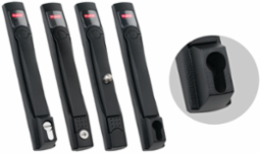 ProLine Flush Swing Handle Padlocking, 10.67x1.50x.87, Black, Steel