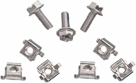 ProLine Fastener Package Standard, M6 Quantity 20, Plated, Mild Steel