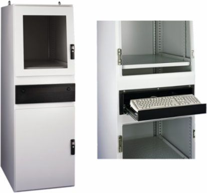 ProLine Gold Series Computer Workstation Type 12, 1600x600x600, Lt Gray, Steel