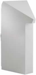 PROLINE Gold Series Wedge Console, 1198x517x597, Lt Gray, Steel
