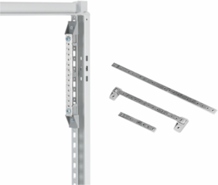 Grounding Bar System 200mm, Copper, Plated, for 400mm Depth Enclosures