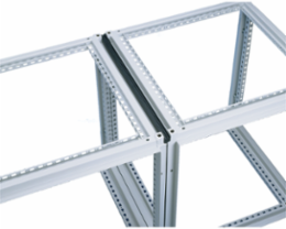 Frame Joining Kit, Front-to-Back, Black, Steel, 10.6 lbs