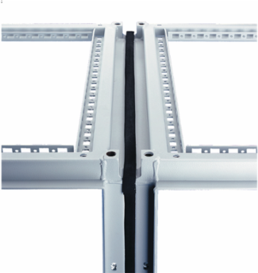ProLine Sloped-Front HMI Enclosure Joining Kit, fits Side-to-Side, Black, Rubber