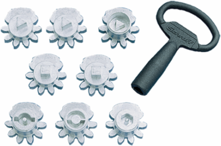 ProLine Flush Bezel Key Insert, 7-mm Triangle