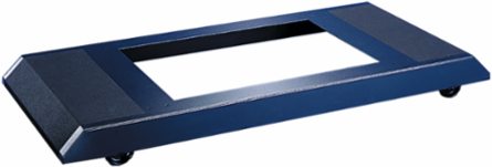Mobile Base, Fits 800 x 500/600mm, Steel, Black, 1000 lb Capacity