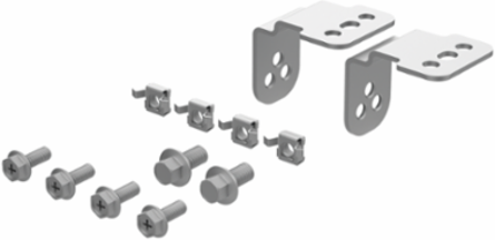 Additional Mounting Hardware for Subpanel, Steel, Plated Finish, 2.66 Inch Thickness
