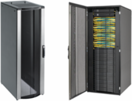 ProLine ConnecTek Patch Cabinet with Sides, 2000x700x1200mm, Black, Steel