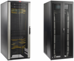 ProLine Network Switch Cabinet 2400x800x1100mm Black Steel
