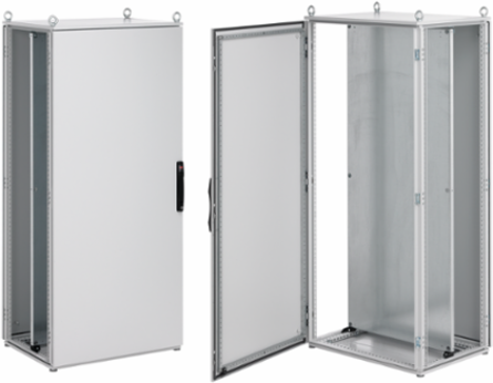ProLine Industrial Packages Type 12, 1800x400x500, Lt Gray, Steel