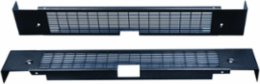 Vented Plinth Base Covers, fits 200x700mm, Black, Steel