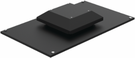 ProLine V/D Server Cabinet Exhaust Vent/Fan, fits 600x1000mm, Black, Steel