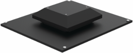 ProLine V/D Server Cabinet Exhaust Vent/Fan, fits 700x800mm, Black, Steel