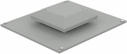ProLine V/D Server Cabinet Exhaust Vent/Fan, fits 700x800mm, Gray, Steel