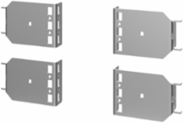 Frame-Reducing Brackets, 100mm Steel, Plated, 1.86 lbs