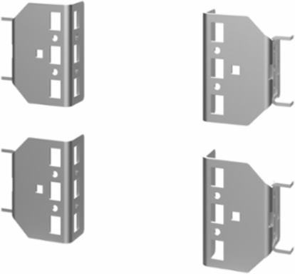 Frame-Reducing Brackets, 50mm Steel, 14 Gauge Thickness, Set of 4