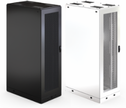 ProLine S1 Cabinet Server Pkg End, 2150x800x1200, Black, Steel