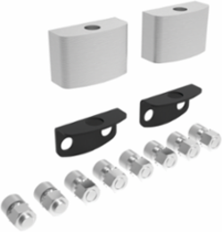 ProLine 170-Degree Hinge Kit, Light Gray Steel, Fits 600-800 mm Frames