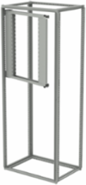 Partial Swing-Out Rack Frame, fits 600mm wide, Light Gray, Steel