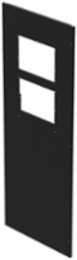 ProLine V/D Server Cabinet AC Cutout Type 12, fits 2000x800mm, Black, Steel