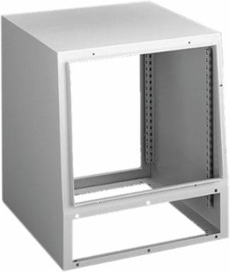 ProLine Sloped-Front HMI with Accessory Opening, 500x800x600mm, Lt Gray, Steel