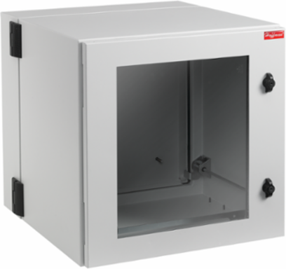 ProTek Double-Hinge Window Type 4 12, 24.09x23.62x14.96, Lt Gray, Steel