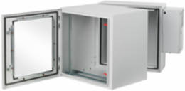 ProTek Double-Hinge Window AC Type 4 12, 24.09x23.62x27.95, Lt Gray, Steel