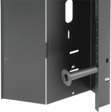 Vertical Cable Manager for Cabinets, fits 1600x800mm, Black, Steel