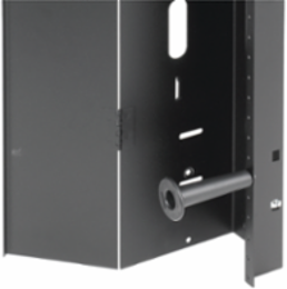Vertical Cable Manager for Cabinets, fits 2000x700mm, Black, Steel