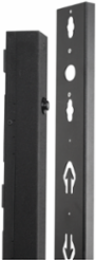 ProLine Cable and PDU Manager, 74.47 Inch x 3 Inch x 0.75 Inch, Steel, Black