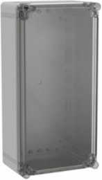 QLine I Enclosure QR Clear Cover Type 4X, 400x200x132mm, Polycarbonate