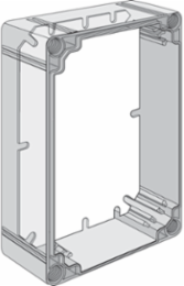 QLine I Panel Adjustable Depth, fits Enclosure 400x300mm, Plated, Mild Steel