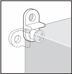 QLine E Mounting Bracket Kit, 30x15x10mm, Light Gray, Polycarbonate