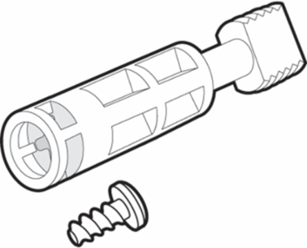 QLine I Hardware Kit, fits QLine I, Polished, Stainless Steel 304