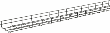 Quick Tray Pro Wire Mesh Cable Tray System - QTP4X20BLK