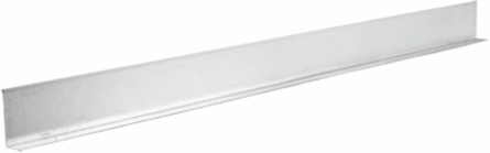 Divider Strip 6 Inch Height, 1 Inch Width, Steel Material, 60 Inch Length