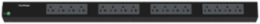 RackPower Basic PDU 120 VAC 1-Phase 16 Outlets 52 Inch x 53 Inch Black