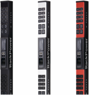 RackPower PDU 208V 20A 20xC13 4xC19 Steel Black