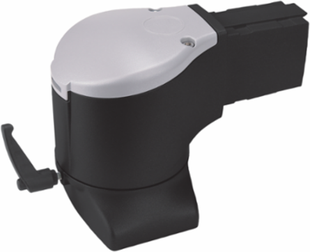 Syspend 180-Max Flange Elbow Coupling, 5.42x7.68x4.93, Black, Aluminum