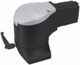 Syspend 180-Max Flange Elbow Coupling, 5.42x7.68x4.93, Black, Aluminum