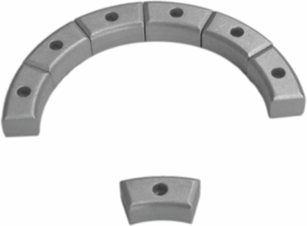 Syspend 180-Max Rotation Limiter, 3.27x2.20x2.24, Unpainted, Aluminum