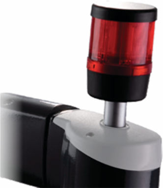 Syspend 180-Max Signal Light Adapter Reduction Elbow, White, Aluminum