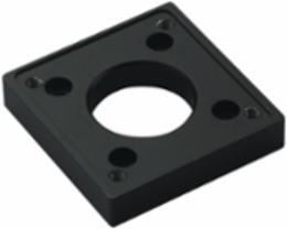 Syspend 281-Max 48mm Round Tube Coupling Adapter, .6x3.15x3.15, Black, Aluminum